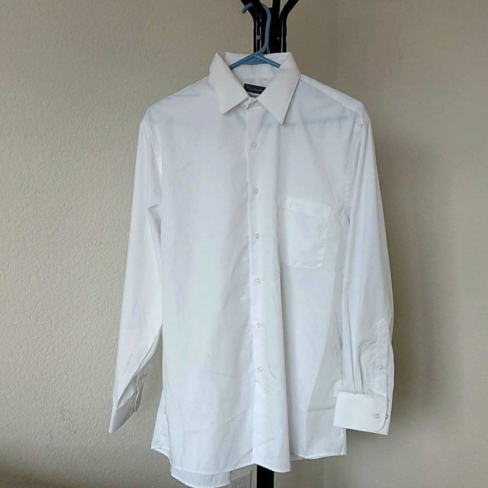Van Heusen Regular Fit 15.5 32/33 Shirt White